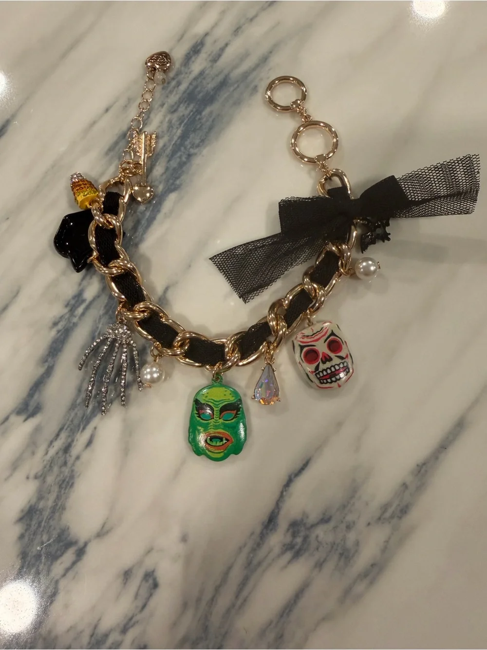 Betsey Johnson Halloween Charm Bracelet